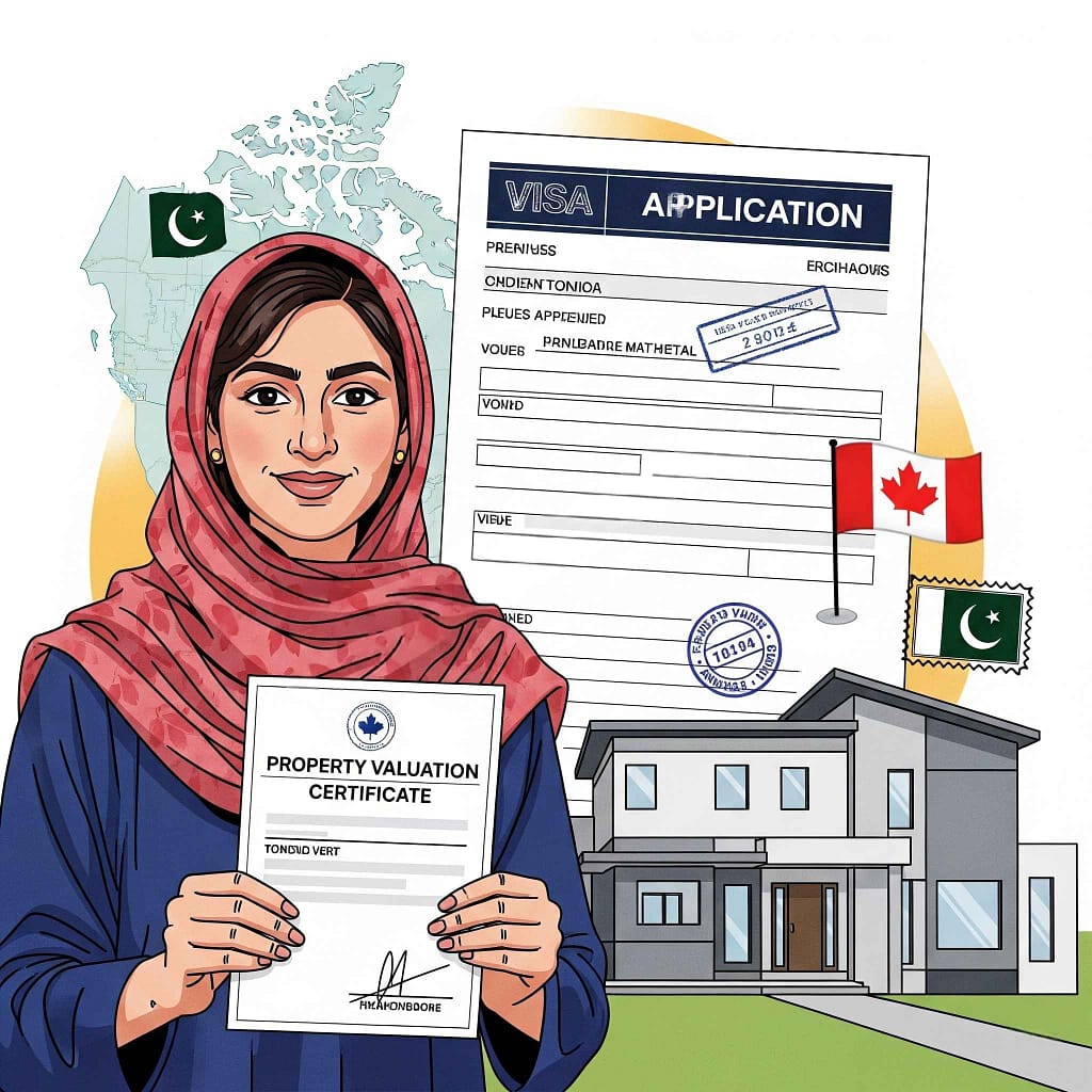 property valuation certificate pakistan for canada visa